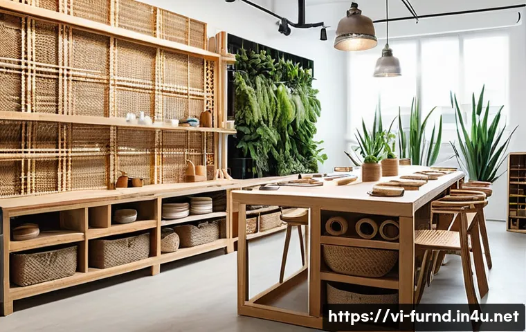 가구디자인 워크숍 진행법 - **Prompt:** A vibrant, sun-drenched interior design workshop filled with natural light, featuring a ...