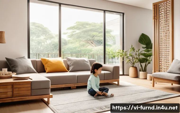 가구디자인 프로토타입 제작 과정 - A modern Vietnamese family living room interior design featuring minimalist style with natural light...
