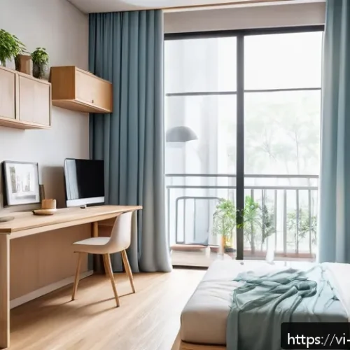 Home 32 가구디자인에서 경제적 가치 창출 방법 - A modern Vietnamese urban apartment interior featuring smart multifunctional furniture designed for ...