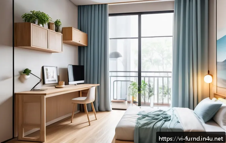가구디자인에서 경제적 가치 창출 방법 - A modern Vietnamese urban apartment interior featuring smart multifunctional furniture designed for ...